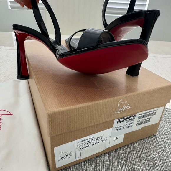 Christian Louboutin Shoes - Christian Louboutin Black and Red Platform Sandals